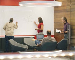 Associates working in a room at the Gore Innovation Center