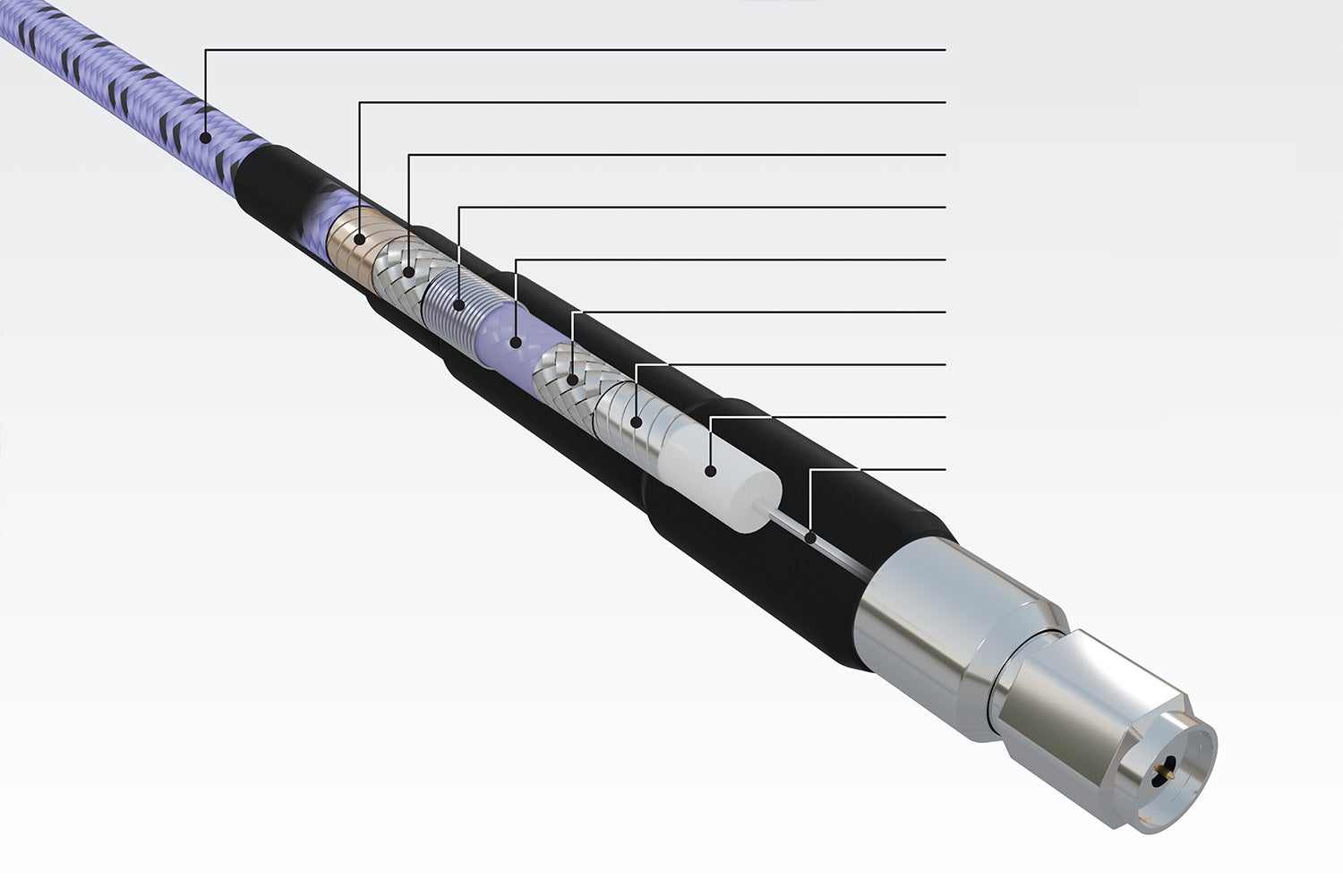 PHASEFLEX® Microwave/RF Test Assemblies Construction