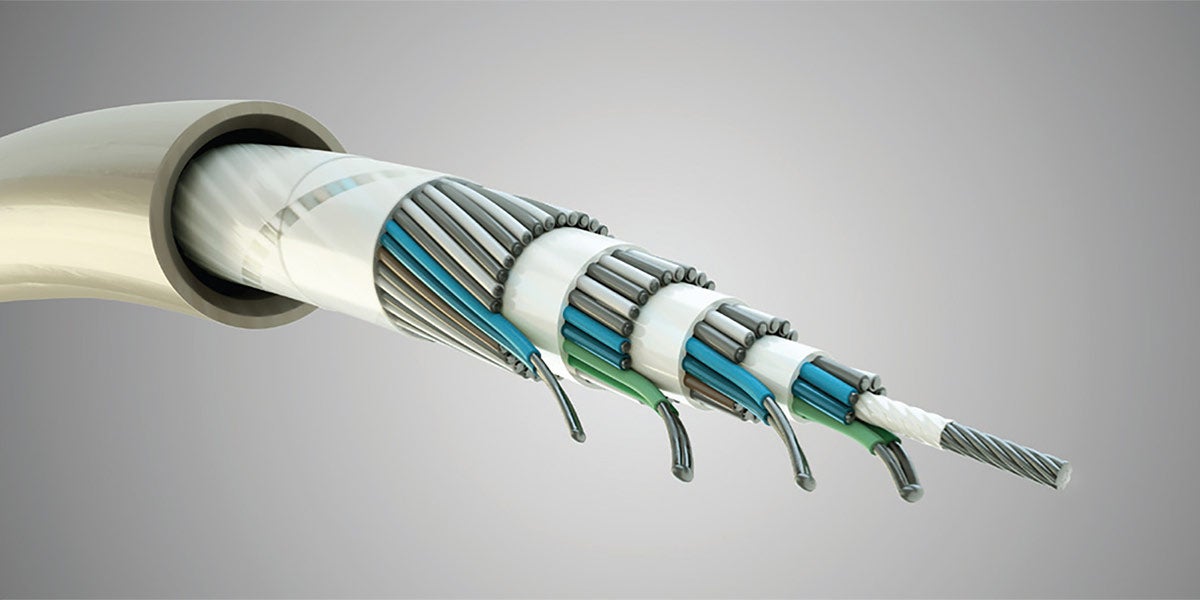 high-sensor density cable