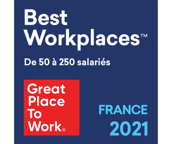 Great Place to Work France 2021 Award Image