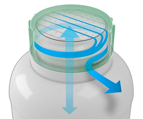 Diagramme de ventilation du filetage du couvercle